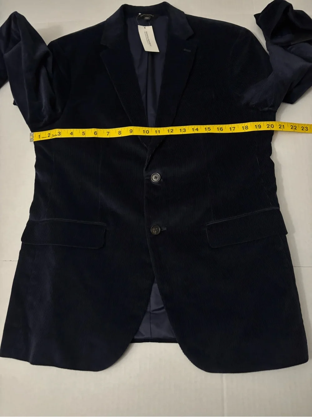 Banana Republic Slim Fit Navy Corduroy Blazer Jacket Men’s 40R